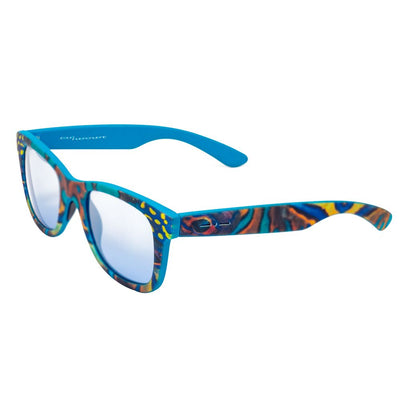 Italia Independent – Blaue Acetat-Sonnenbrille