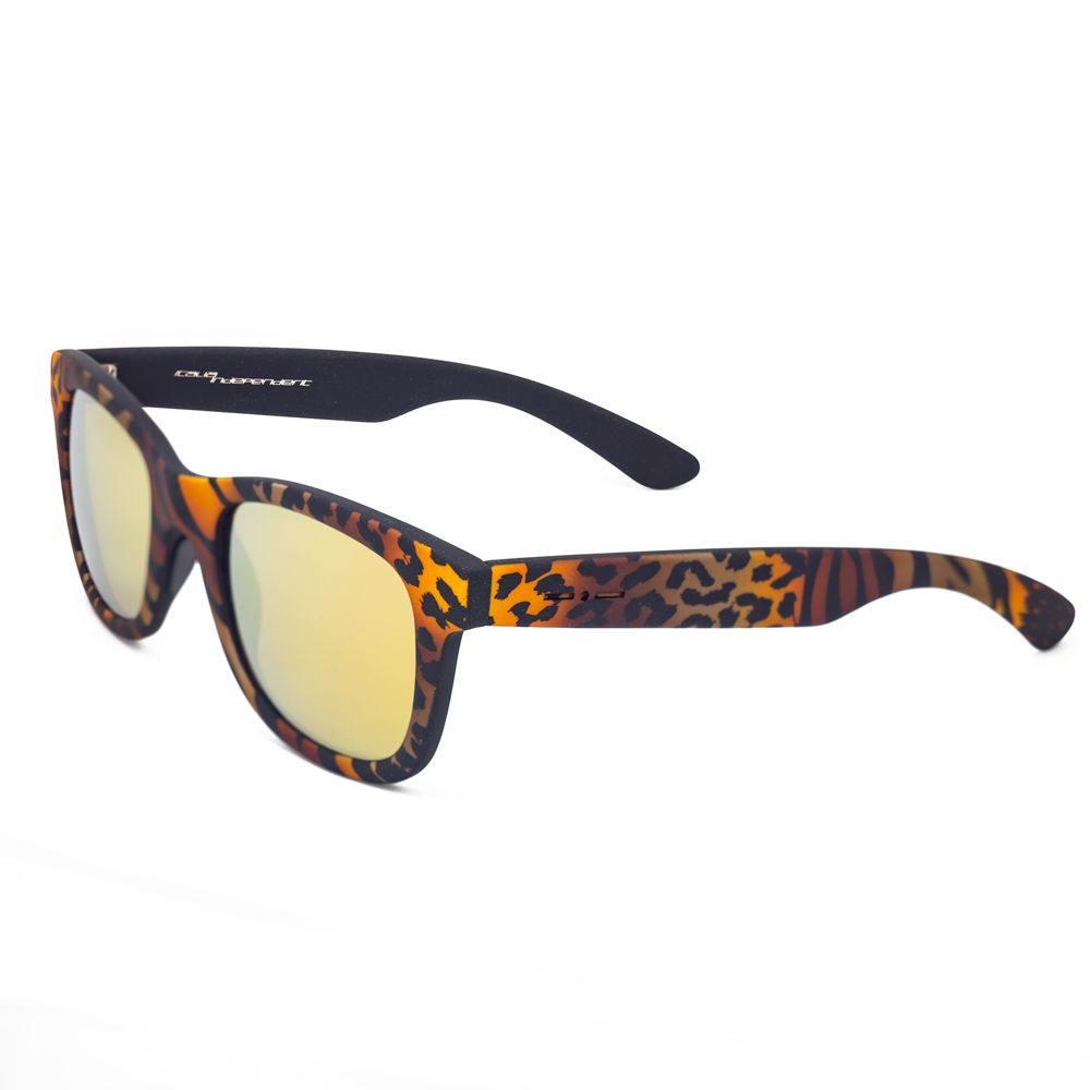 Italia Independent Orange Acetate Sunglasses