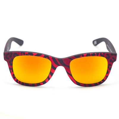 Italia Independent – Rote Acetat-Sonnenbrille