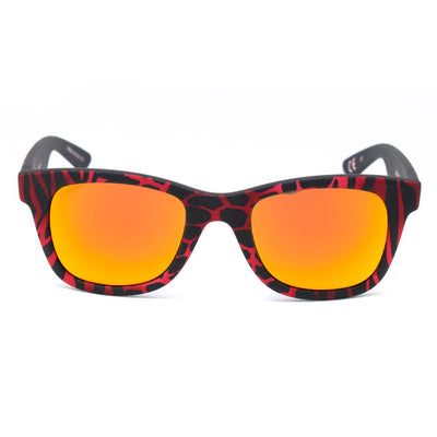 Italia Independent – Rote Acetat-Sonnenbrille