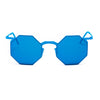 Italia Independent Blue Metal Sunglasses