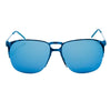 Italia Independent Blue Metal Sunglasses