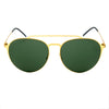 Italia Independent Gold Metal Sunglasses