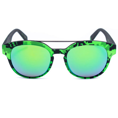 Italia Independent Green Acetate Sunglasses