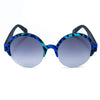 Italia Independent Blue Acetate Sunglasses