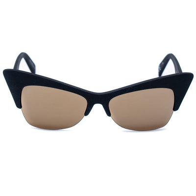 Italia Independent – Schwarze Acetat-Sonnenbrille