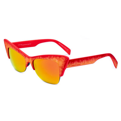 Italia Independent – Rote Acetat-Sonnenbrille