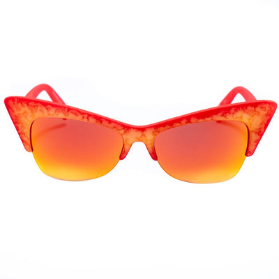 Italia Independent – Rote Acetat-Sonnenbrille