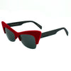 Italia Independent – Rote Acetat-Sonnenbrille