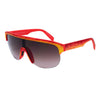 Italia Independent – Rote Acetat-Sonnenbrille