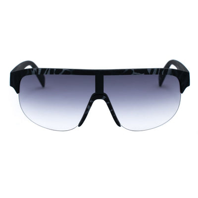Italia Independent – Schwarze Acetat-Sonnenbrille