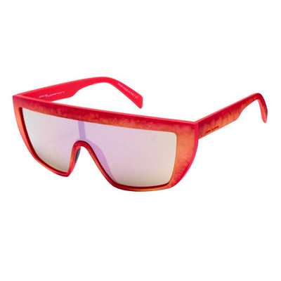Italia Independent – Rote Acetat-Sonnenbrille
