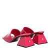 Dolce & Gabbana Pink Open Toe Block Heel Mules Sandals Shoes