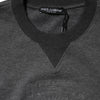 Dolce & Gabbana Gray DG Logo Embroidered Pullover Sweater