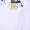 Dolce & Gabbana White Cotton Goodluck 2022 Crew Neck T-shirt
