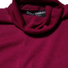 Dolce & Gabbana Fuchsia Wool Long Sleeves Turtleneck Sweater