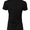 Dolce & Gabbana Black Short Sleeves Crew Neck Top T-shirt