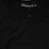 Dolce & Gabbana Black Short Sleeves Crew Neck Top T-shirt