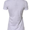 Dolce & Gabbana White Cotton Crew Neck Short Sleeves T-shirt