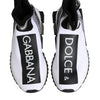 Dolce & Gabbana White Black Sorrento Socks Sneakers Shoes