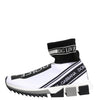 Dolce & Gabbana White Black Sorrento Socks Sneakers Shoes