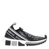 Dolce & Gabbana Black White Sorrento Low Top Sneakers Shoes