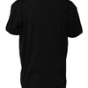 Dolce & Gabbana Black Cotton Goodluck Tee Crew Neck T-shirt