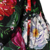 Dolce & Gabbana Multicolor Floral Hooded Puffer Coat Jacket