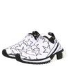 Dolce & Gabbana White Stars Sorrento Low Top Sneakers Shoes