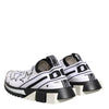 Dolce & Gabbana White Stars Sorrento Low Top Sneakers Shoes