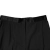 Dolce & Gabbana Black Wool HighWaist Tapered Trouser Pants