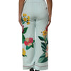 Dolce & Gabbana Green Floral Garterized Straight Pajama Pants