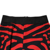 Dolce & Gabbana Black Red Nylon Logo Waisted Leggings Pants