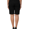 Dolce & Gabbana Black Zip Detailed Wool Straight Leg Pants