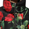 Dolce & Gabbana Multicolor Floral Puffer Coat Full Zip Jacket