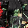 Dolce & Gabbana Multicolor Floral Puffer Coat Full Zip Jacket