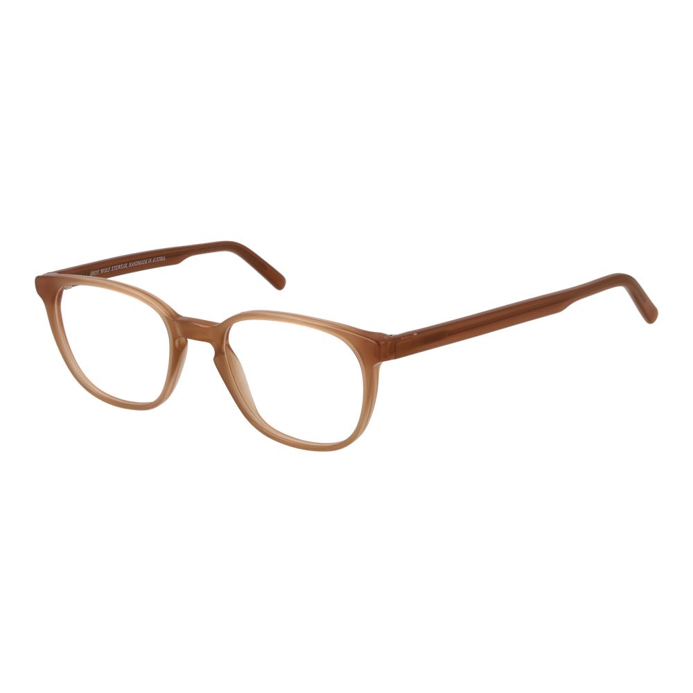 Andy Wolf Brille aus orangefarbenem Acetat (Gestell)
