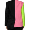 Dolce & Gabbana Multicolor Patchwork Embellished Coat Jacket