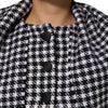 Dolce & Gabbana Multicolor Wool Monochrome Patterned Jacket
