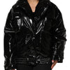 Dolce & Gabbana Black Polyester Quilted Puffer Coat Jacket