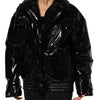 Dolce & Gabbana Black Polyester Quilted Puffer Coat Jacket