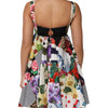 Dolce & Gabbana Multicolor Patchwork Cotton AlineMini Dress