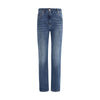 Brunello Cucinelli Blue Cotton Skinny Jeans