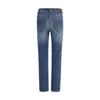 Brunello Cucinelli Blue Cotton Skinny Jeans