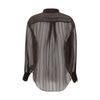 Brunello Cucinelli Brown Silk Blouse