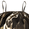 Dolce & Gabbana Metallic Gold Sleeveless A-line Mini Dress