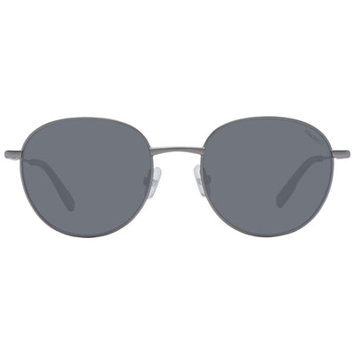 Hackett Gray Metal Sunglasses