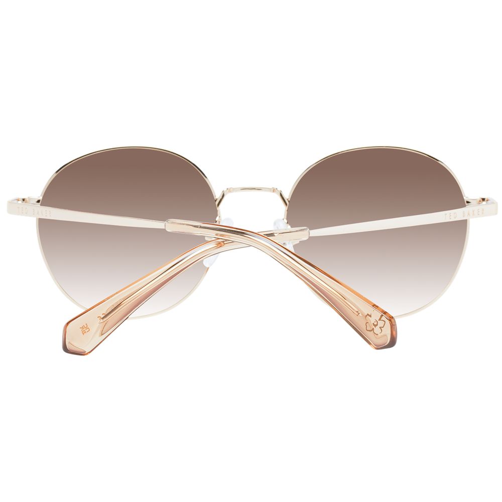 Ted Baker – Goldene Sonnenbrille für Damen