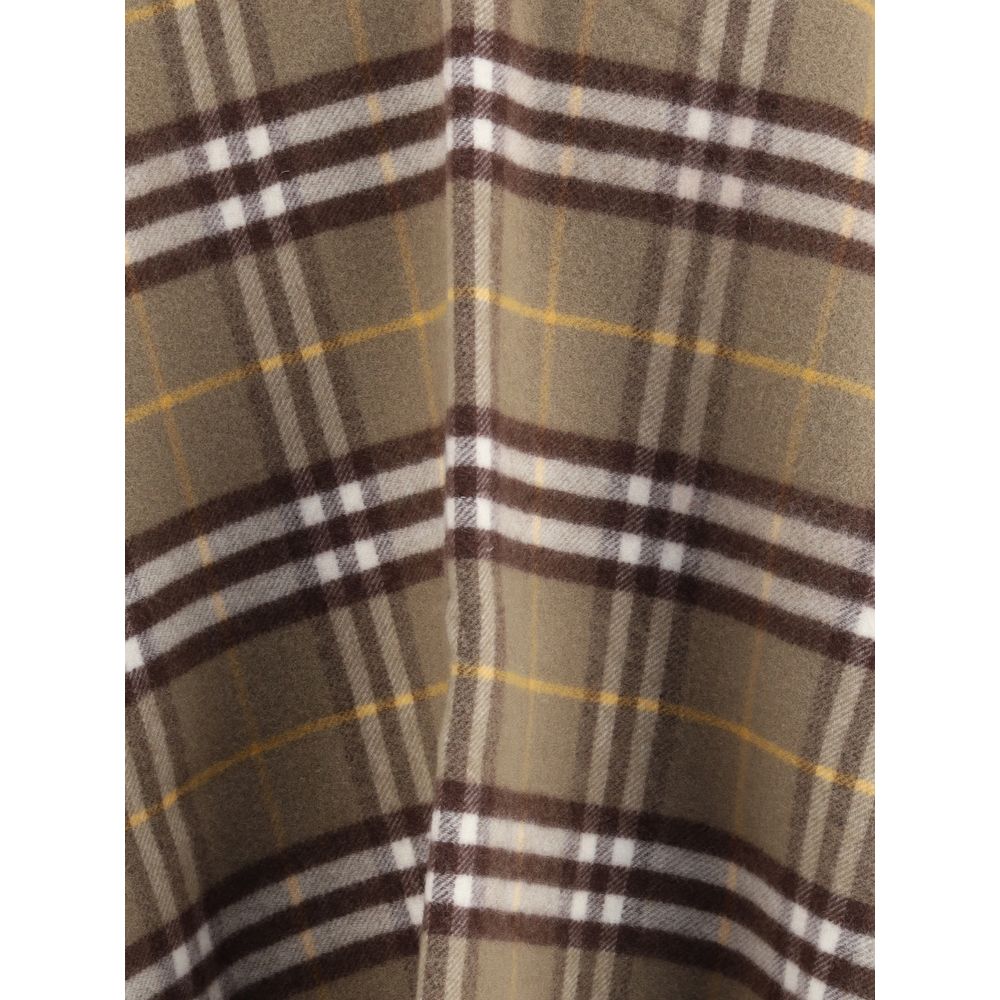 Burberry brauner Wollmantel