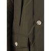 Woolrich Parka aus grüner Baumwolle